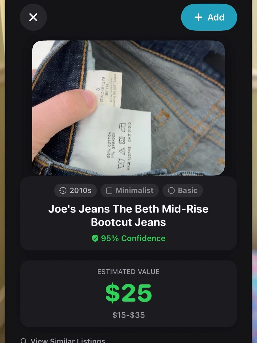 Joe's Jeans Kids Dark Blue Bootcut Jeans